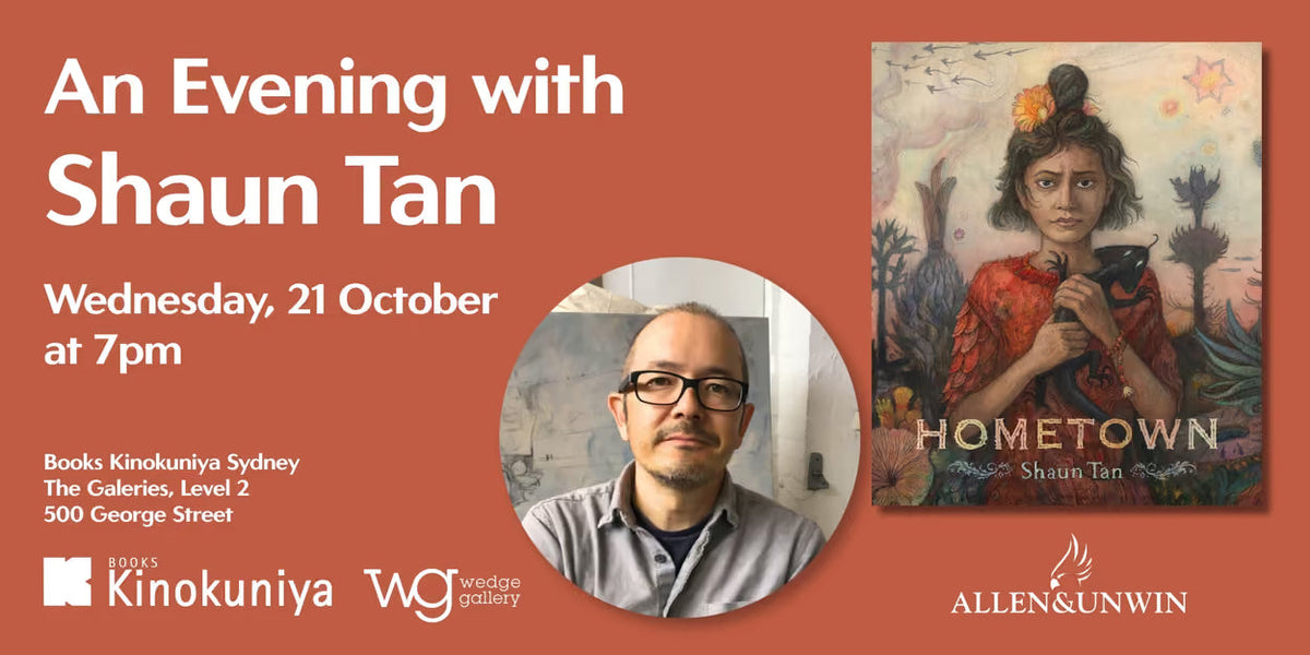 An Evening with Shaun Tan on Wed 21 Oct 2026