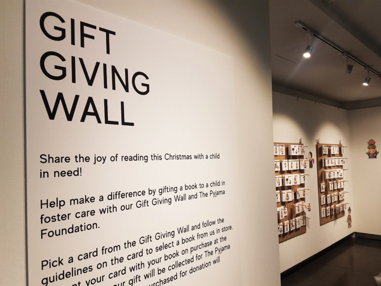 Gift Giving Wall x The Pyjama Foundation 2018