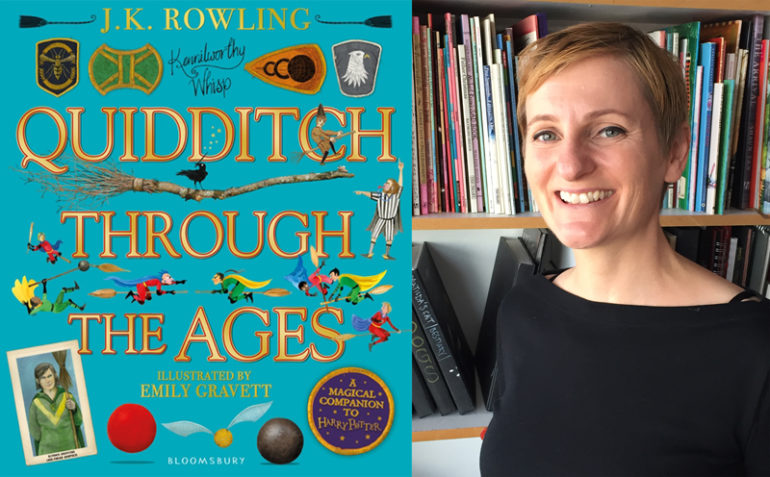 Q&A with Emily Gravett, Illustrator of “Quidditch through the Ages”